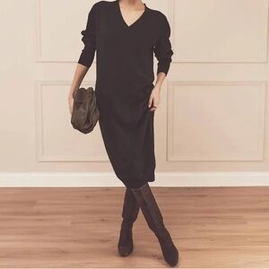 NAADAM Brown Signature Cashmere Sweater Dress
